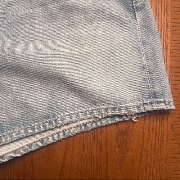 AGOLDE Parker Loose Fit‎ High Rise Vintage Long Denim Shorts in Twister Size 32 - Picture 12 of 16